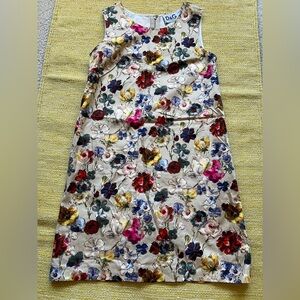 D&G floral cotton Dress (size 38)